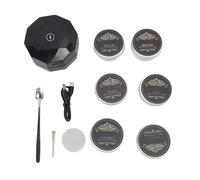 Oreilet Kit di Fumatori Whisky Elettrico con 6 Gusti Patatine in Legno, Kit Fumatori Cocktail Ricaricabile, Bevanda Vecchia Che Fumano per la Festa papà, Regali Uomini, papà, Marito