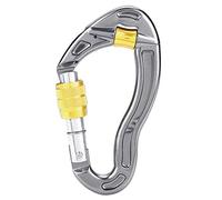 Oreilet, Lega in Lega di Magnesio in Alluminio da 25kn a Vite di Bloccaggio a Vite con Puleggia per Arrampicata, Alpinismo, Esplorazione Esterna, Protezione Dell'ingegnere (YELLOW)