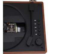 Oreilet Lettore CD retrò Portatile 2026, Lettore Musicale CD Vintage BT5.1 con Doppio Altoparlante e Cuffie, Supporto per unità USB, Ingresso AUX per la Decorazione Domestica (BROWN)