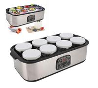Oreilet Maker Yogurt con Temperatura Regolabile e Controllo del Tempo, Macchina Produttore Yogurt Probiotico Automatico Silenzioso per il Budino Gelato in Marmellata per la Casa (Plug 220v)