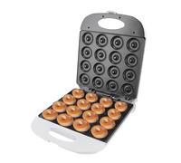 Oreilet Mini Maker Donut Maker, 16 Buche Premium Sus Alluminio Surface Compact Electric Donut Maker per Donuts Home Breakfast Desserts Snacks (Plug 220v)