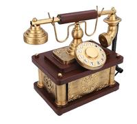 Oreilet Modello Telefonico Vintage, Telefono Fisso Antico Antico retrò Decorativo Antico, Fisso Digital Classic Style Telephone Ornament per Home Hotel Office Scrivania