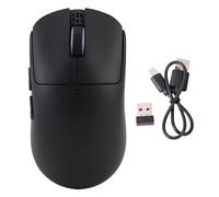 Oreilet Mouse Vocale AI, Mouse Wireless Bluetooth con Microfono Integrato per Chat di Traduzione con Trascrizione in Tempo Reale, per Computer Portatile PC Desktop (BLACK)