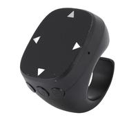 Oreilet Nuovo Telecomando Ad Anello Scorrimento, Girapagina Senza Fili a Lunga Durata con Punta delle BT Scroller Ad Anello per Registrazione Video Telefono Tablet Fotocamera Tiktok (BLACK)