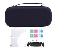 Oreilet Oreilet Custodia Viaggio Console Gioco 6 in 1, Kit Guscio Rigido Trasporto Console Gioco con 2 Protezioni per lo Schermo 1 Protezione Silicone 2 Cappucci per Impugnatura per Pollice
