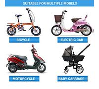 Oreilet Porta del Connettore Ombrello, Supporto per Ombrello in Acciaio Inossidabile Diametro di Installazione da 20 Mm-25 Mm per Sedia a Rotelle, Passeggino, Deambulatore, Sedia a Sdraio (BLUE)