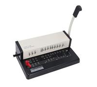 Oreilet Rilegatrice per Libri, Rilegatrice Manuale a Pettine con 13 Fori Rotondi per Carta A4 A5 A6, Rilegatrice a Filo Multifunzionale per Uso Scolastico a Casa in Ufficio