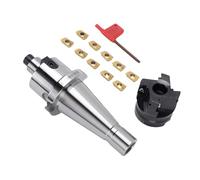 Oreilet Set di Mulini per estremità del Viso, Supporto per Mulino a Faccia FMB22 NT40, 400R 50-22 Cutter di Fresatura Fine CNC con Aderente con Inserti in Carburo APMT1604 10%, Buon Impatto e Alta