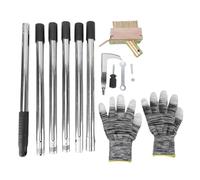 Oreilet Set Strumenti diserbare Crepe, Manuale diserbare Fessure, Spazzola Muschio con Manico Lungo, Rimuovere Le Erbacce e rimuoverle per Patio marciapiede pavimentazione