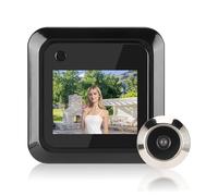 Oreilet Spioncino Digitale, Schermo LCD 2,4 Pollici Spioncino Elettronico per Campanello, Telecamera Grandangolare 95° per Porta per la Sicurezza Domestica dell'appartamento