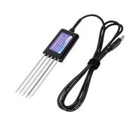 Oreilet Tester del Suolo 8 in 1 Misuratore Temperatura NPK PH EC | Supporto per Test del Terreno con Sensore Ad Alta Precisione 8 Lingue per la fertilità del Terreno Agricolo Prato Giardino