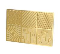 Oreilet Vassoio per Timbri per Ghiaccio, Timbro per Cubetti Personalizzato Dal Design Unico in Rame, Elegante Stampo per Cubetti di Ghiaccio per Cocktail, Whisky con Bellissimi Motivi per Strumento