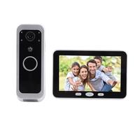 Oreilet Videocitofono WiFi, Videocitofono 1080P con Display IPS 5 Pollici per Appartamenti Hotel, Grandangolo 150°, APP Rilevamento Movimento Monitoraggio Remoto Audio Bidirezionale