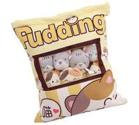 Oreiller À D'animaux, Oreiller En Peluche Mignon, Oreiller En Peluche Avec 8 Poupées De Chat Amovibles | Décorations Domestiques En Peluche Pour Salon, Dortoir, Appartamento, Chambre À Coucher, Cana