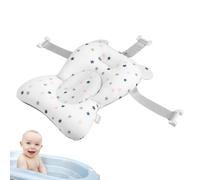 Oreiller De Bain Pour Bébé | Tapis De De Coussin De Baignoire Antidérapant Pliable | Coussin De Baignoire, De Siège De Bain, Iège De Bain Pour Nouveau-Né, Boucles Et 3 Ceintures De S