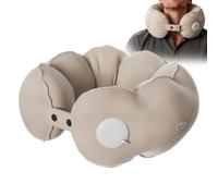 Oreiller Gonflable Pour Le Cou,Coussin De Soutien En Forme De U,Oreiller Pour Avion Pliable - Pour Camping Siège De Voiture Sieste Sommeil Voyage Routier Trajet Quotidien Repos