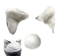 Oreilles De Chat Pour Casque De Moto - Oreilles De Chat Pour Casque, Accessorio Adhésif Pour Casquee D'oreille Kitty, Décor De Couvre-chef À Surfaces Lisses Pour Vélo Et Moto, Couvre-chef Avec