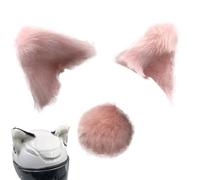 Oreilles De Chat Pour Casque De Moto - Oreilles De Chat Pour Casque, Accessorio Adhésif Pour Casquee D'oreille Kitty, Décor De Couvre-chef À Surfaces Lisses Pour Vélo Et Moto, Couvre-chef Avec