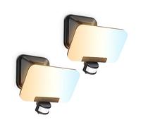 OREiN Luci di Sicurezza per Esterni con Sensore di Movimento, 24W Bianco Caldo/Naturale/Freddo Regolabile 2800 Lumen Faretto con Sensore di Movimento PIR, IP65 Impermeabile, Luce Esterna Alimentata da
