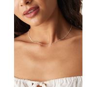 Orelia - Collana in catenina placcata argento sterling con piccole sfere No Size