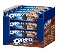 Oreo Choco Brownie Flavour - Biscotti farciti con crema al Cioccolato BROWNIE - Box 16 tubi da 154 g - (New Packaging) Novita'