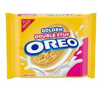 OREO Double Stuf Golden Sandwich Cookies, 14 once