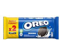 Oreo Original, Biscotti al Cacao Ripieni di Crema al Gusto Vaniglia, 2x154g (2 confezioni da 154g)