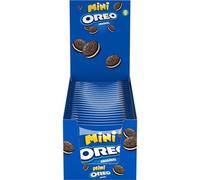 Oreo Original Mini, Piccoli Biscotti al Cacao Ripieni di Crema al Gusto Vaniglia, 20 monoporzioni da 40 g