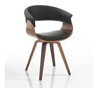 Oresteluchetta Sedia Michigan Dark Wood, Abies Alba, Nero, 81X62X51