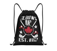 OREURUIK 1867 Canada Zaino con Coulisse Borse Donna Uomo Palestra Leggera Sport Sackpack Sacchi per Viaggi