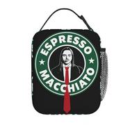 OREURUIK Espresso Macchiato Tommy Cash Estonia Sacchetti Termici Isolati per Il Pranzo per Il Lavoro 2025 Eurovisions Song Contest Sacchetto Riutilizzabile per Alimenti