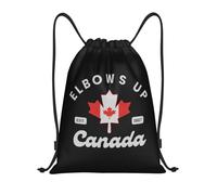 OREURUIK Gomiti Personalizzati Fino Canada Maple 1867 Borse Zaino con Coulisse Uomo Donna Palestra Leggera Sport Sackpack Sackpack per l'allenamento