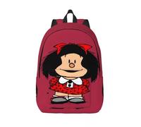 OREURUIK Mafalda Cartoon Comics Quino Zaino Durevole Scuola Affari Divertente Manga Carino Daypack Uomo Donna Computer Portatile Borsa A Tracolla