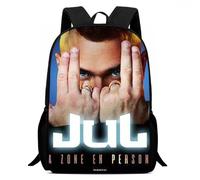 OREURUIK Mochila Rapper Jul C'Est PAS Zaino Scolastico per Bambini Sacchetto Scolastico per Ragazzi e Ragazze Leggero Bambino Zaino Durevole