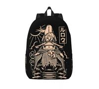 OREURUIK Monster Hunter Wilds Wudwud Rove Zaino per Adolescenti Zaino Sportivo per Studenti di Affari Daypack per Uomini Donne Borse di Tela per Il College
