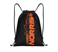 OREURUIK Personalizzato Moto Racing L-Lando Norris Borse con Cordoncino Donna Uomo Leggero Sport Palestra Zaino