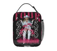 OREURUIK Scatole per Il Pranzo Isolate Beyonce Cowboy Carter Tour 2025 Accessori Scatola per Alimenti Dispositivo di Raffreddamento Multifunzione Scatola Termica per bento per la Scuola