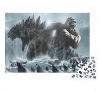 oreVs di King Kong Jigsaw Puzzle Impossibili 300Pcs Decorazione Per La Casa. Rilassamento E Intelligence Per Adulti E Ragazzi Da 14 Anni 300pcs (40x28cm)