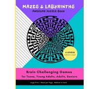 Orex Publishing MAZES & LABYRINTHS Awesome PUZZLE Book - Brain Chall (Tascabile)