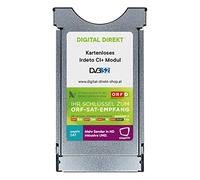 ORF DIGITAL DIREKT CI+ SAT Modulo senza scheda con decrittografia integrata per ORF e simpliTV SAT (non è necessaria alcuna scheda)