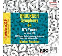 Anton Bruckner Bruckner: Symphony #3: 1877 Version and Adagio 1876 (CD) Album