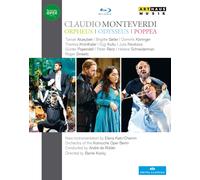 Orfeo, L'Incoronazione Di Poppea, Il Rit (Blu-ray) Monteverdi Claudio