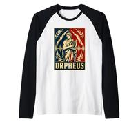 Orfeo Mitologia Greca Antica Lira Musica Maglia con Maniche Raglan