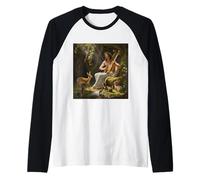 Orfeo Vintage Mitologia Greca Musicista Profeta Poeta Maglia con Maniche Raglan