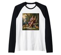 Orfeo Vintage Mitologia Greca Musicista Profeta Poeta Maglia con Maniche Raglan