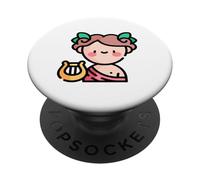 Orfeo Vintage Mitologia Greca Musicista Profeta Poeta PopSockets PopGrip Adesivo