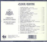 Orfeon Donostiarra - Euskal Kantak