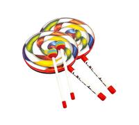 Orff Instruments 2Pack Lollipop Drums 6Inch Dance Props