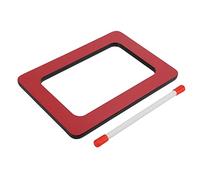 Orff Instruments S Round S Strumento a Percussione Musica Illuminismo Forma Speciale Rotonda Mano Compressa Bordo Pelle Rosso Illuminismo Strumento a Percussione Rotondo