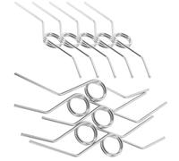 ORFOFE 10 Molle a V per Potatori Manuali in Acciaio Inox, Parti di Ricambio per Forbici da Giardino, Molle di Rifinitura Compatte e Resistenti per Cesoie e Tagliaunghie, Facile